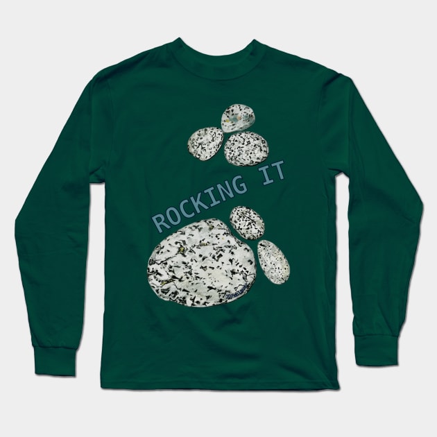 ROCKING IT Speckled Long Sleeve T-Shirt by JDFehlauer
